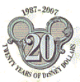2007 "20 Years of Disney Dollars" Logo