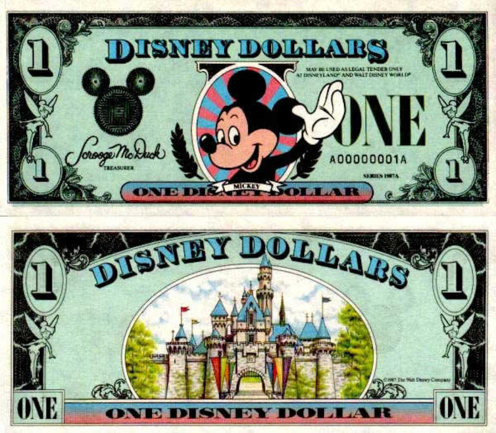 Disney Dollars popular