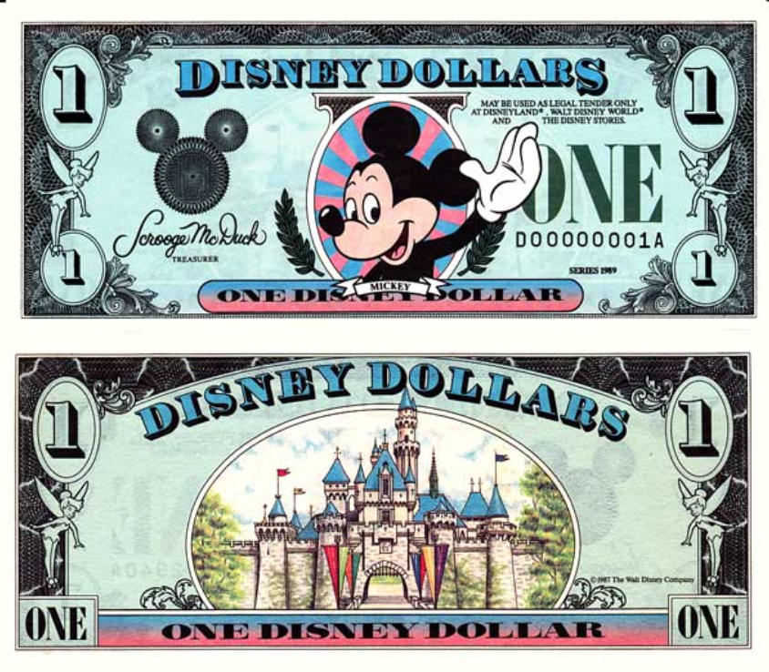 Disney online Dollars