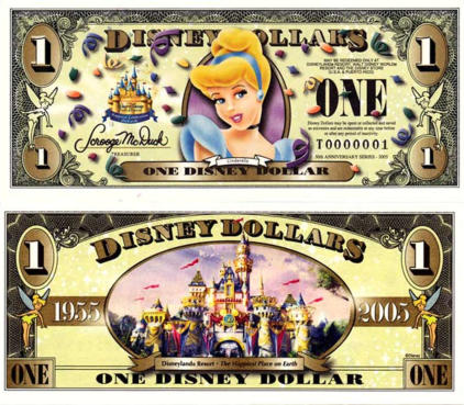 2006 $1 Disney Dollar
